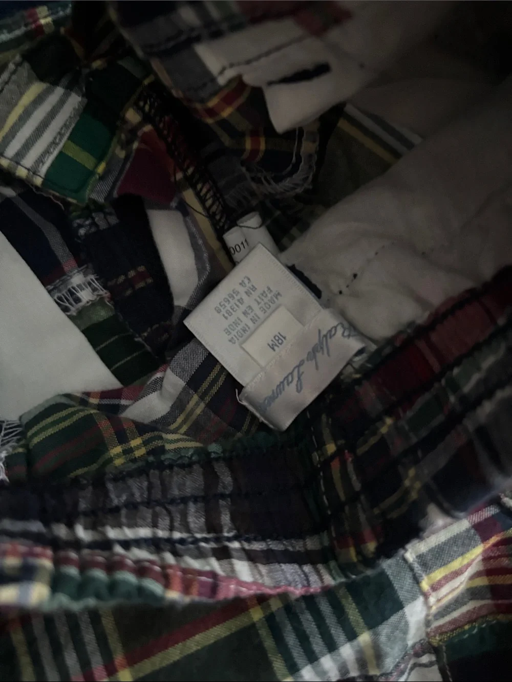 Polo by Ralph Lauren Navy Button-Up with Multi Plaid Shorts